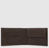 Black Square Men’s wallet with coin pocket