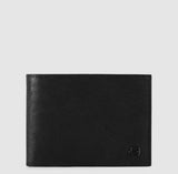Black Square Men’s wallet with coin pocket