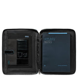 Leather notepad holder,A4 format, stowaway handles, shoulder strap and iPad®/iPad®Air compartment Stationery