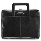 Leather notepad holder,A4 format, stowaway handles, shoulder strap and iPad®/iPad®Air compartment Stationery