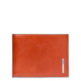 Men’s wallet with coin pocket Blue Square