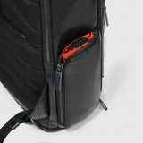 laptop and iPad® backpack with shoe compartment, rain protection, bike helmet strap, anti-theft cable, USB and USB Type-C ports