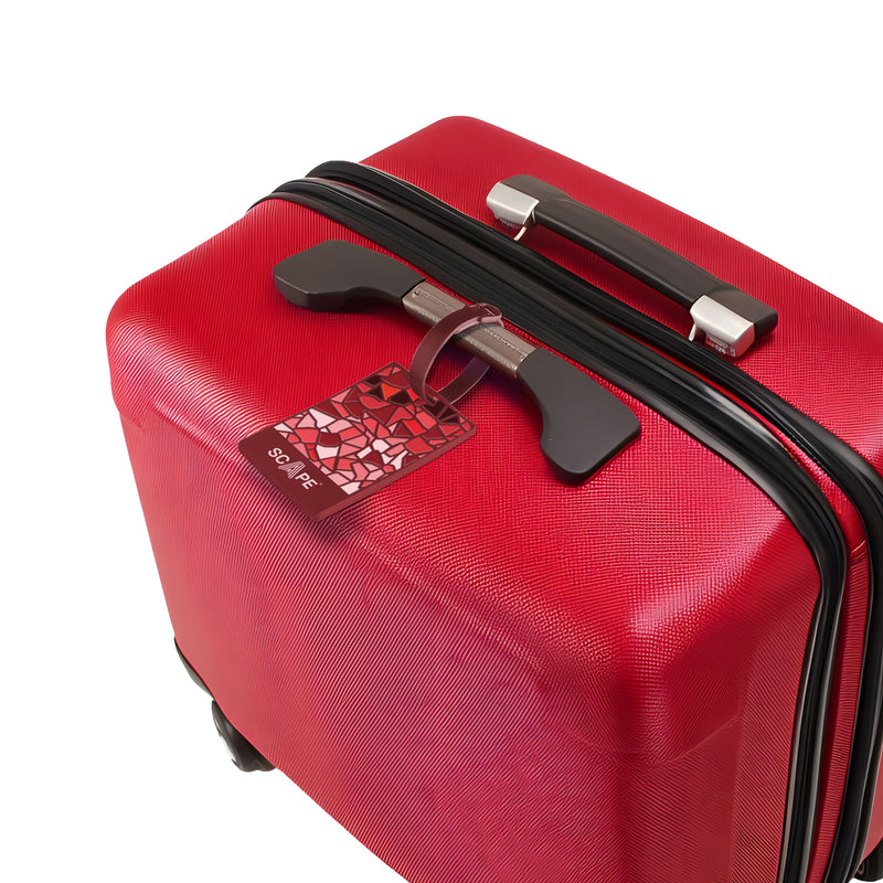 Travel Luggage ID Tag 2D RED