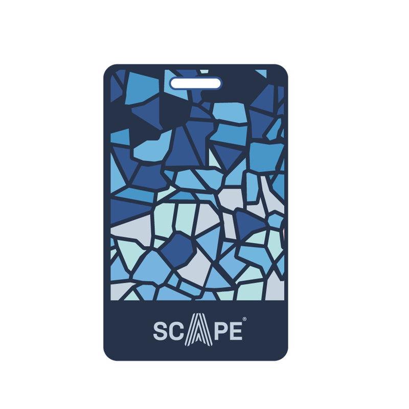 Travel Luggage ID Tag 2D BLUE